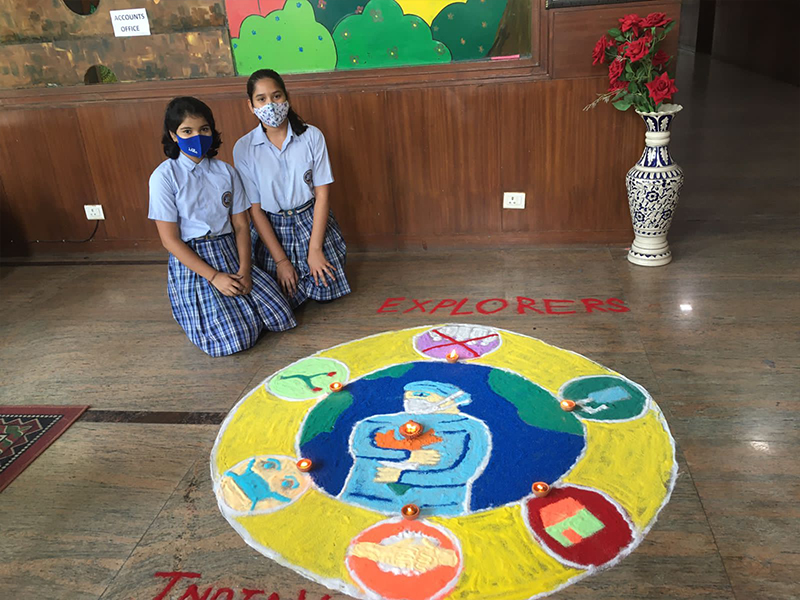 Art Program at Greater Noida World School

