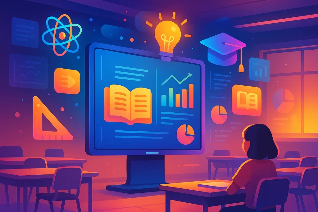 Innovative digital learning tools in Smart Classrooms Greater Noida enhancing student engagement