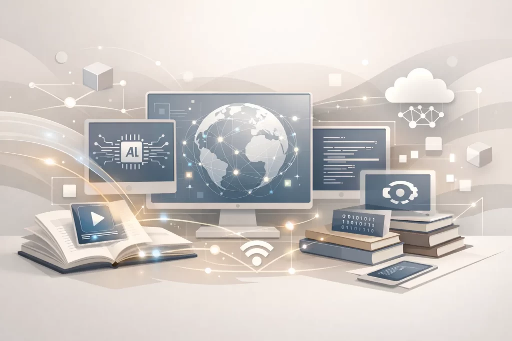 Technology-enabled global learning environment preparation in education