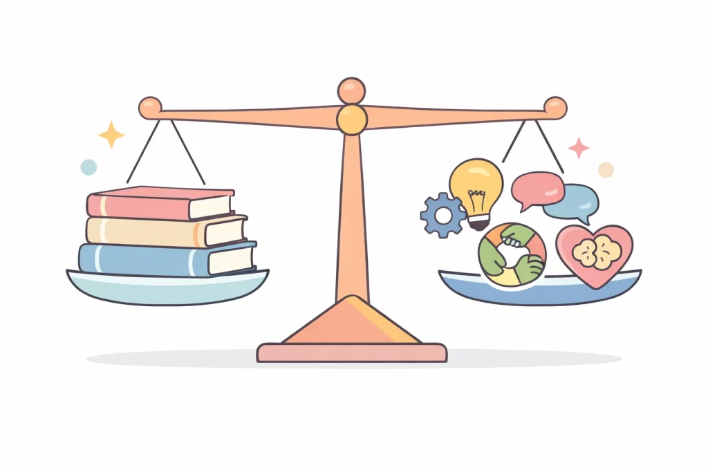 Balanced academic learning and life skills education approach at a CBSE school in Greater Noida