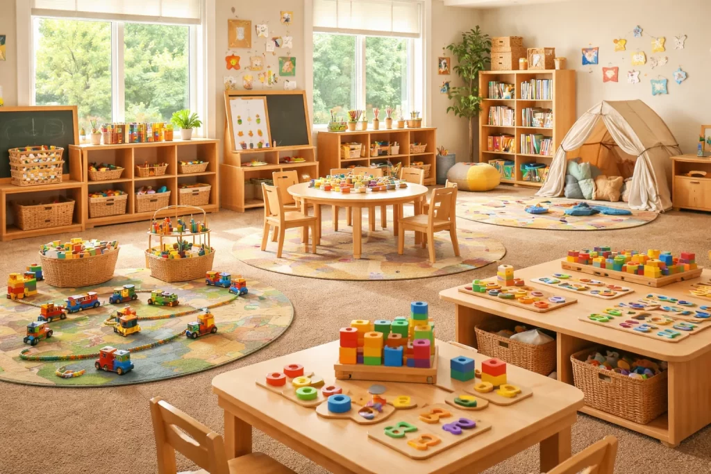 Alt: Early childhood learning space designed for nursery education in schools in Greater Noida