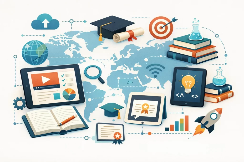 Future focused school learning for national and global education