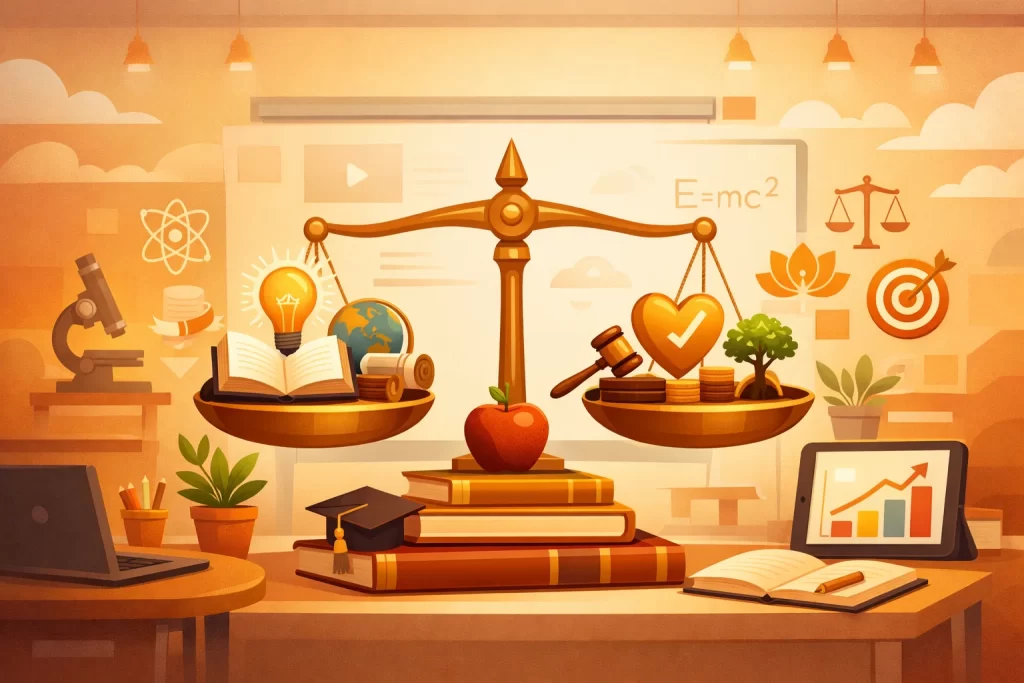 GNWS smart classroom learning supporting holistic and value education in schools