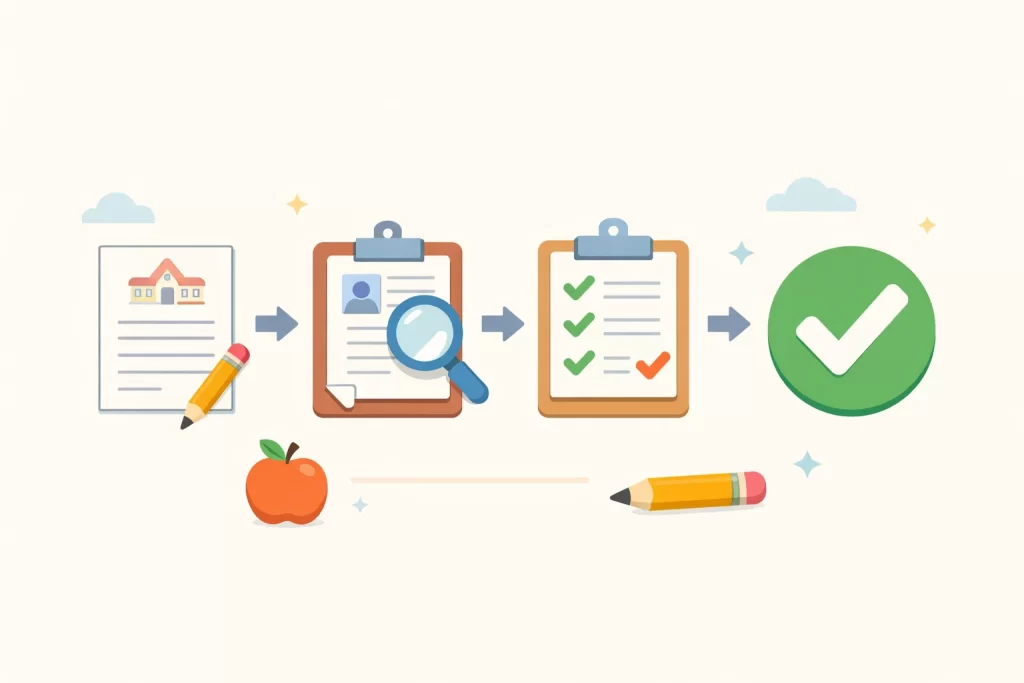 Steps involved in school admission Greater Noida