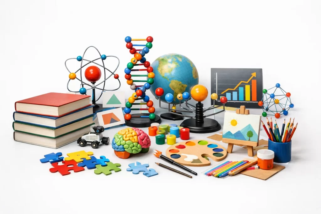 Activity-Based Learning GNWS concept showing learning beyond textbooks