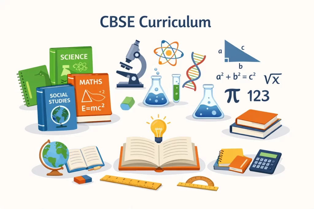 CBSE school curriculum framework comparison in Greater Noida