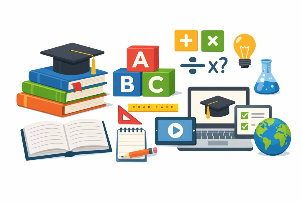 Strong academic foundation through structured and innovative learning