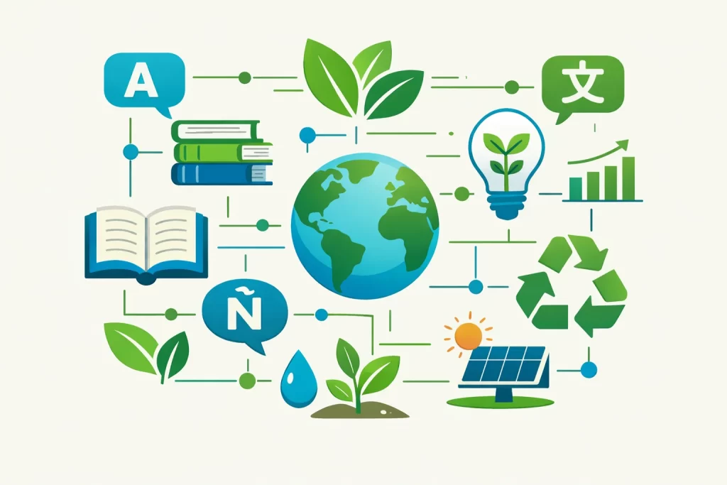 Sustainability education linked with multilingual learning