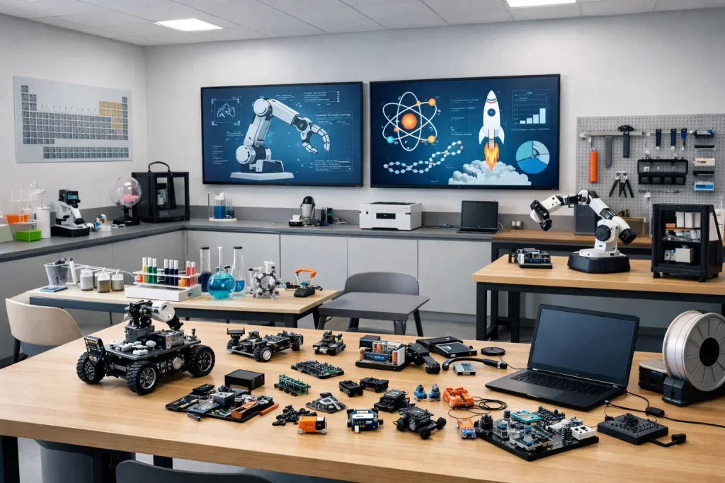 Modern education facilities in schools in Noida